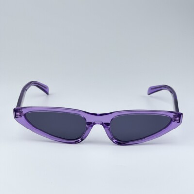 Celine Women Sunglasses Transparent Violet Geometric  display picture 1