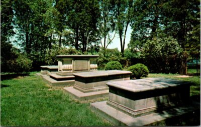 Ancestral Washington Burial Ground Westmoreland County Virginia Vintage Postcard