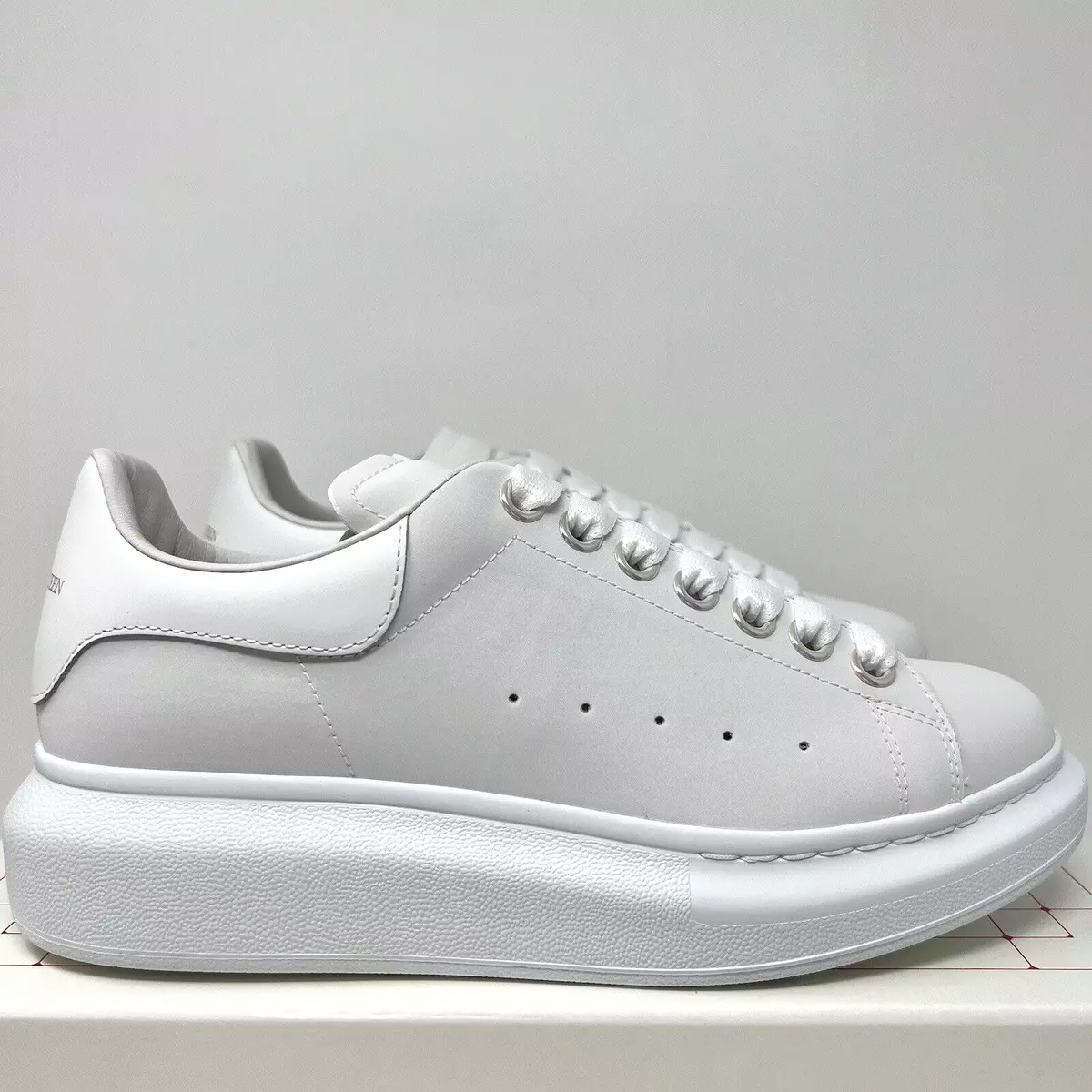 Shop Alexander McQueen Men's Oversized Iridescent Leather Flatform Sneakers  | Saks Fifth Avenue