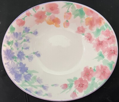 Sango Deborah Mallow Collection DREAMTIME 7207 Oval Pastel Floral Soup Bowl