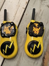 Pokemon Pikachu Kids Walkie Talkies WORKS Batteries Not Included