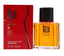 Red Giorgio Beverly Hills Men 3.4 oz 100 ml Eau De Toilette Spray Nib Sealed