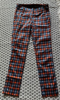 Max & Co Women's Check Cotton Pants Size 2 US 38 IT