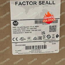 Allen Bradley 150-S251NBD SMC-50 Soft Starter 251A 200-480VAC 3Ph Motor Control