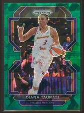 Diana Taurasi 2022 Panini Prizm WNBA Green Ice Prizm #55