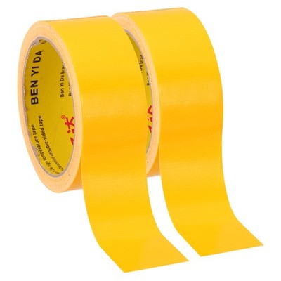 1.6''x0.01'' Bookbinding Tape 22 Yard 2 Roll Cloth Bookbinding Repair Tape Yellow