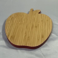 Kate Spade New York Lenox Knock on Wood Apple Cheese Board 9” Red Trim – EUC