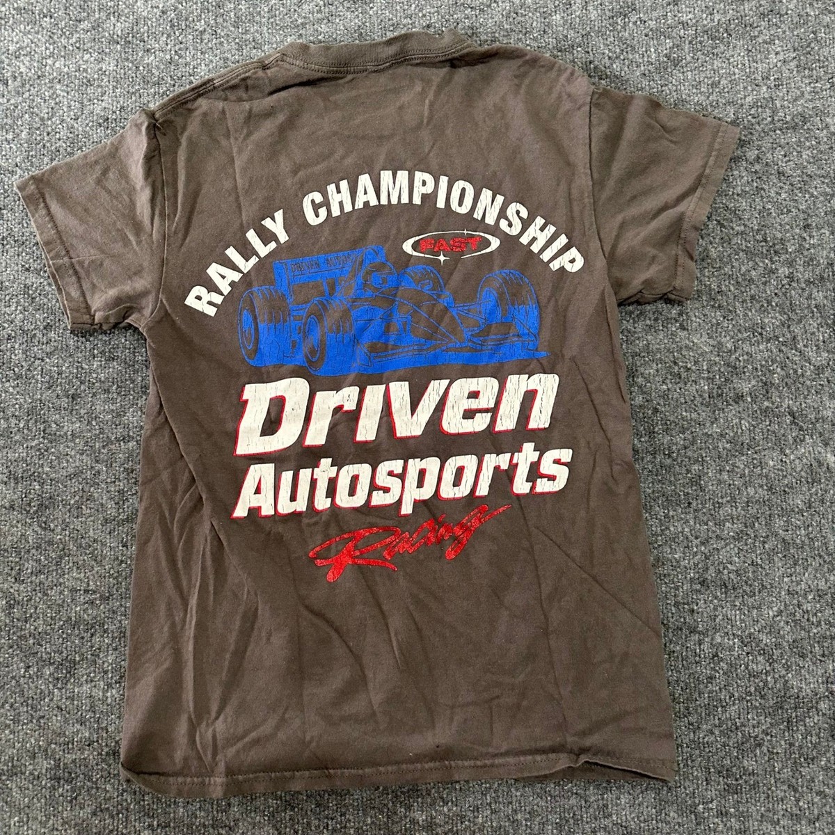 BrandMakers T-Shirt Mens Size S Brown Driven Autosports Racing Graphic Cotton View 6