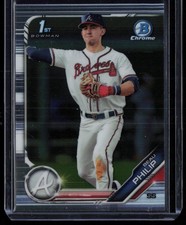 BEAU PHILIP 2019 BOWMAN DRAFT CHROME RC ATLANTA BRAVES #BDC-128 1ST BOWMAN