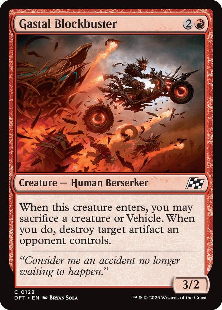 2025 Magic: The Gathering DFT Gastal Blockbuster (#128, Foil, Common, Near Mint)