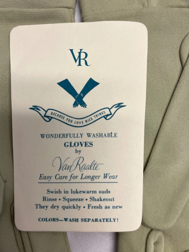 Винтажные женские перчатки Van Raalte официальное платье вечеринки свадебный коктейль - новый с Ярлыками - Изображение 2 из 4