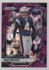 2024 Panini Prizm Purple Ice Prizm 116/225 Adam Vinatieri #199 1m1f
