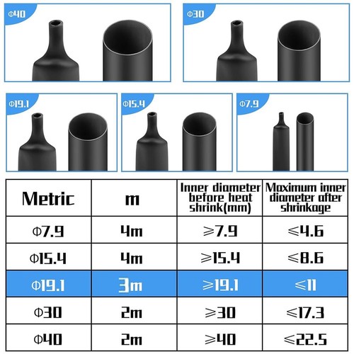 Heat Shrink Tubing Thermal Resistance -45°C To 125°C Efficient Shrink Protection - Afbeelding 5 van 9