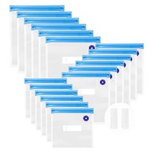 Sous Vide Bags - 20pack Reusable Vacuum Zipper Bags for Sous Vide Cooking, 3 ...