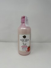 SHOWER MATE Goat Milk Body Wash Strawberry 27oz Moisturizing Shower Gel Pump