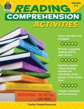 Reading Comprehension Activities Grade 3-4 by Teacher Created Resources, Jennife