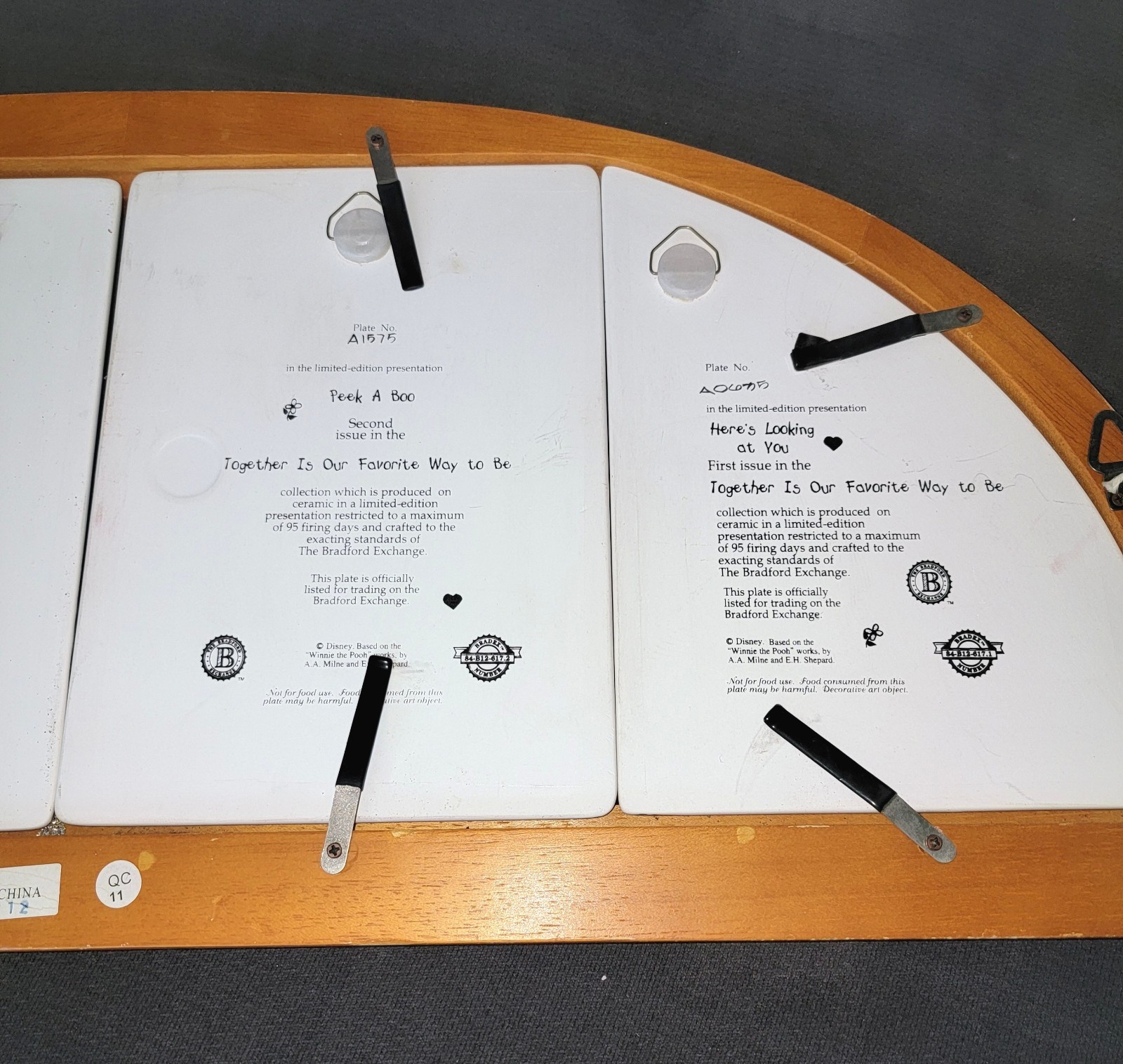 Bradford Exchange Disney Winnie The Pooh Together Is Our Favorite Way To Be Art