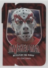 2011-12 ITG Between the Pipes Men 4 Ruby Die-Cut Ed Giacomin #MM-21 HOF 2d8