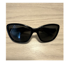 ELLEN TRACY Black Women's Sunglasses Gray Lens Plastic Frame