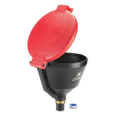 Pig Drm1681-Rd Drum Funnel, 10 Gal. Flow Capacity, Red