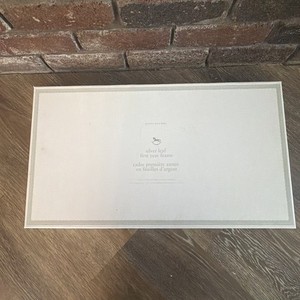 Pottery Barn Baby Silver Leaf First Year Frame 13 Openings Open Box