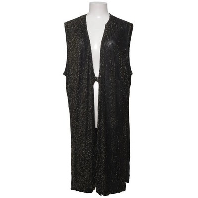 Studio Studio, Strickjacke, Damen, Größe: 2XL, Schwarz/Gold, Sonstiges #ClV