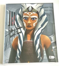 Star Wars Ashley Eckstein Ahsoka Tano Rebels Signed Autograph Topps Authentics