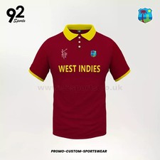 Camisa West Indies Cricket 2015 ODI | remake adulto vendedor del Reino Unido | envío el mismo día