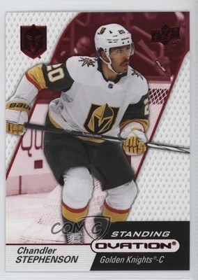 2023-24 Upper Deck Ovation Standing Red 4/100 Chandler Stephenson #60 7de