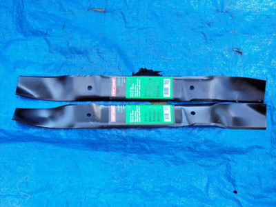 2PK CRAFTSMAN USA OEM ELITE 406712 21'' WALK-BEHIND MOWER BLADES S/DISC MULCH BAG