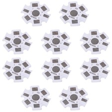 10 x 20mm White 3W PCB Star High Power LED Heatsink