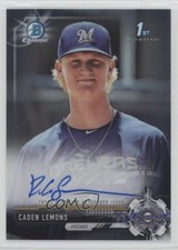 2017 Bowman Draft Chrome Draft Pick Auto Caden Lemons #CDA-CL Auto jc3