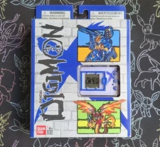 Digimon X Version 1 White And Blue Vpet Device XB Digivice Tamagochi 