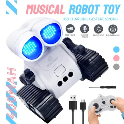 Rechargeable Remote Control Robot Interactive Intercom With Replaceable LED Eyes - Image 1 of 4
