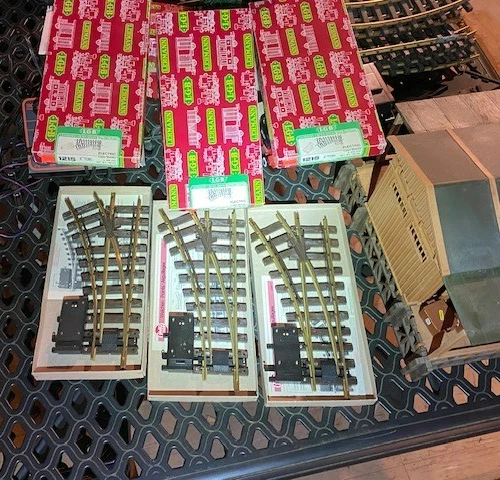 LGB 1215 N G Scale Electric Left 300 mm 30 Degrees Switch Track Section in Box!!