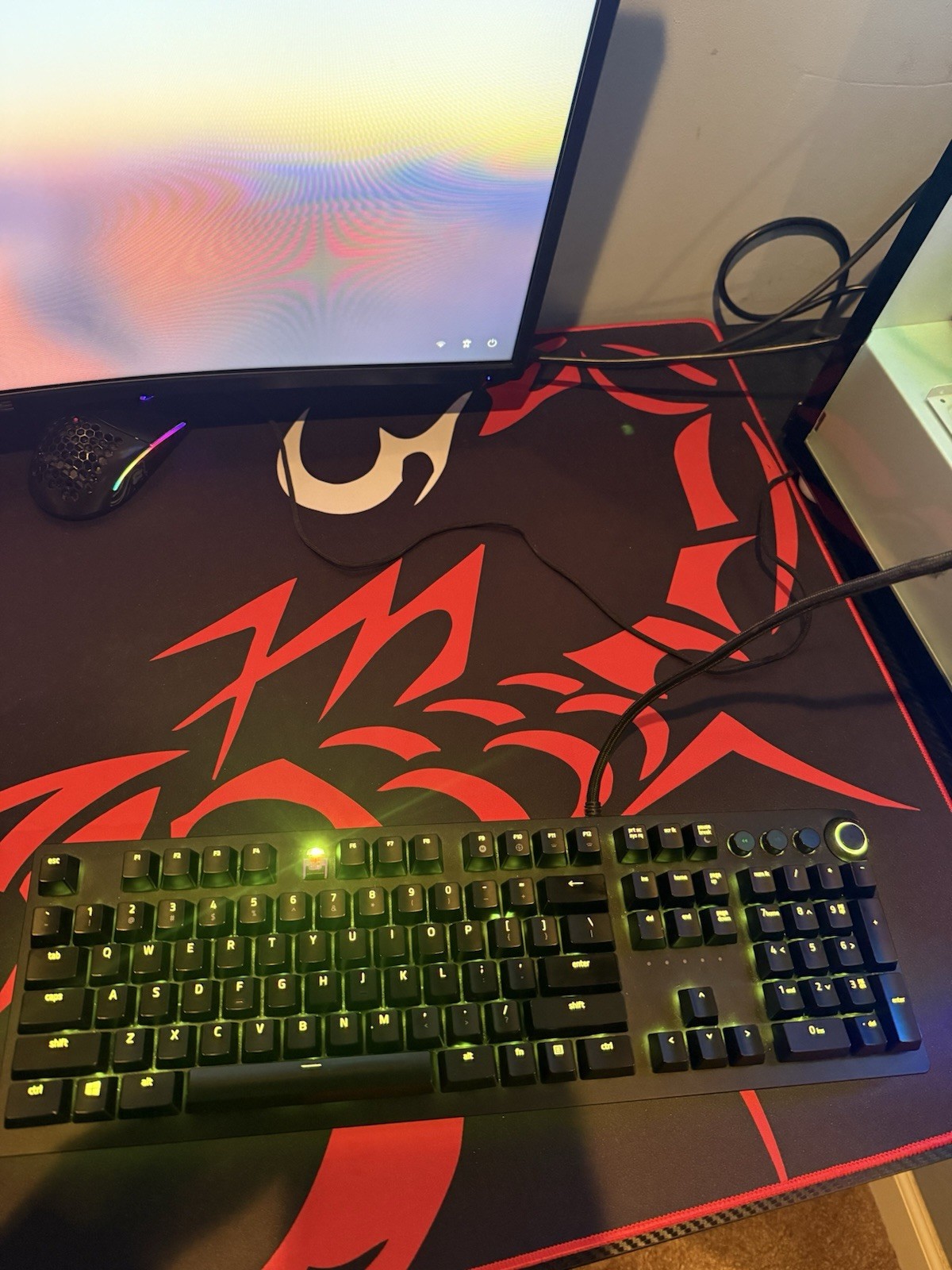 Razer Huntsman Elite Gaming Keyboard (MISSING F5 KEY) no wri