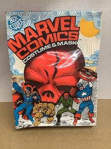 RARE Ben Cooper Marvel Red Skull costume and mask - Never worn child's Large