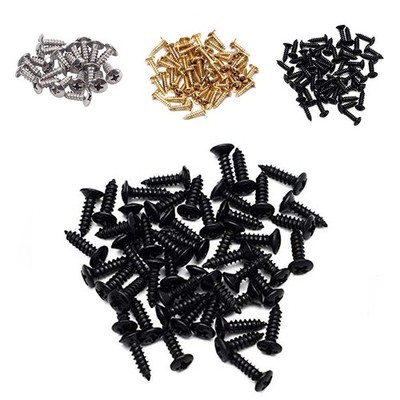 Schrauben Schlagbrett 100 Stück 3x12 mm Zubehör Bass E-Gitarren Gitarre