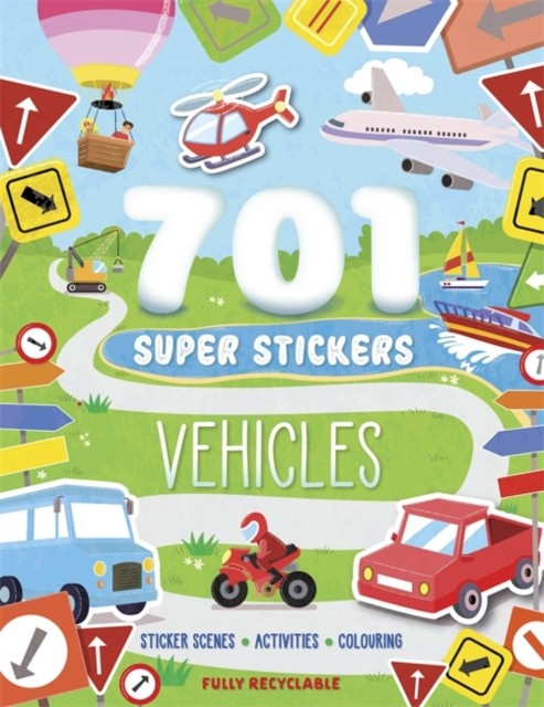701 Super Stickers Vehicles by  Igloo Books Ltd - 9781805853657 - Image 2
