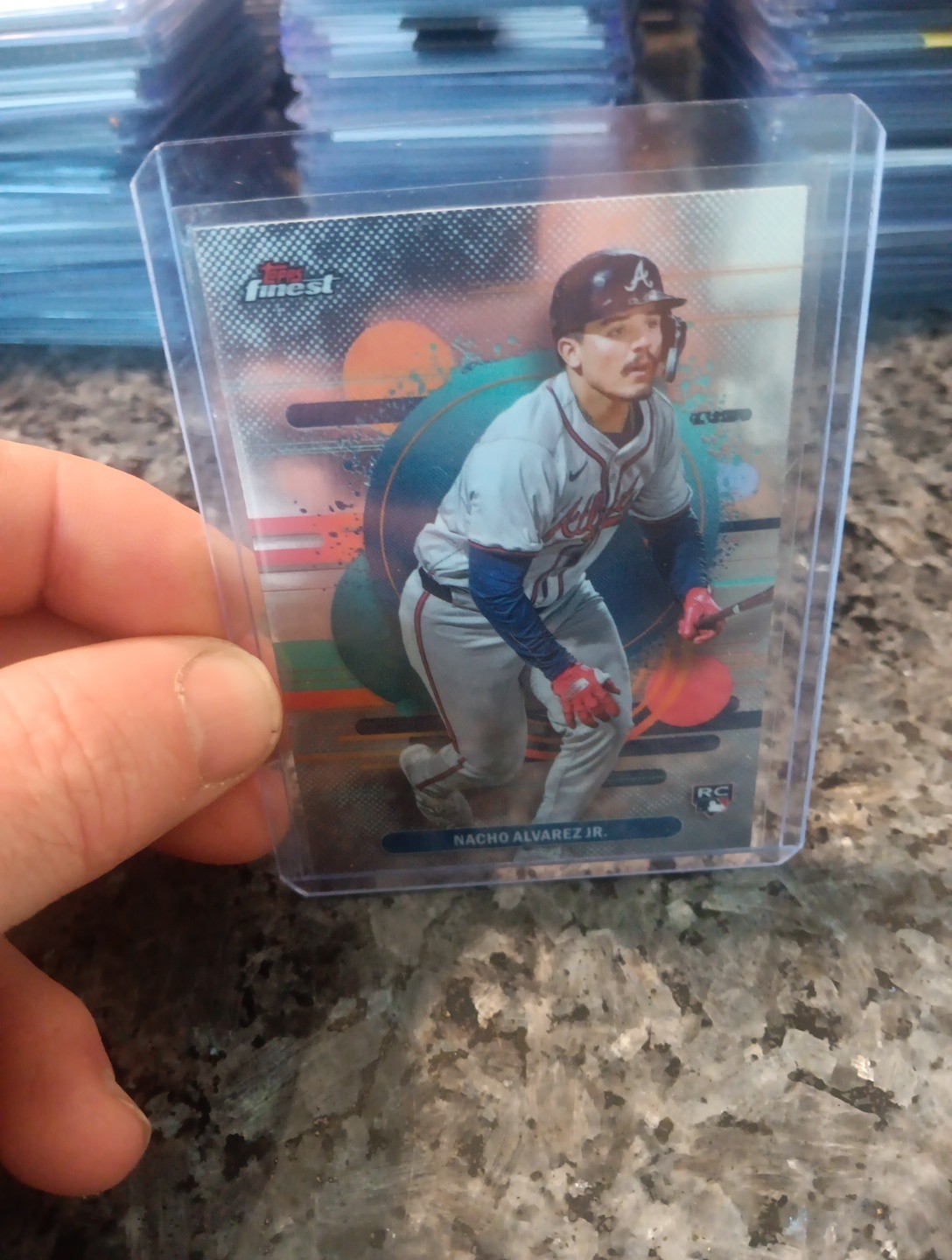 Nacho Alvarez Jr. 2025 Topps Finest Uncommon Braves