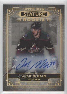 2022-23 Upper Deck Stature Rookies 154/199 Jack McBain #125 Rookie Auto RC 0lo3