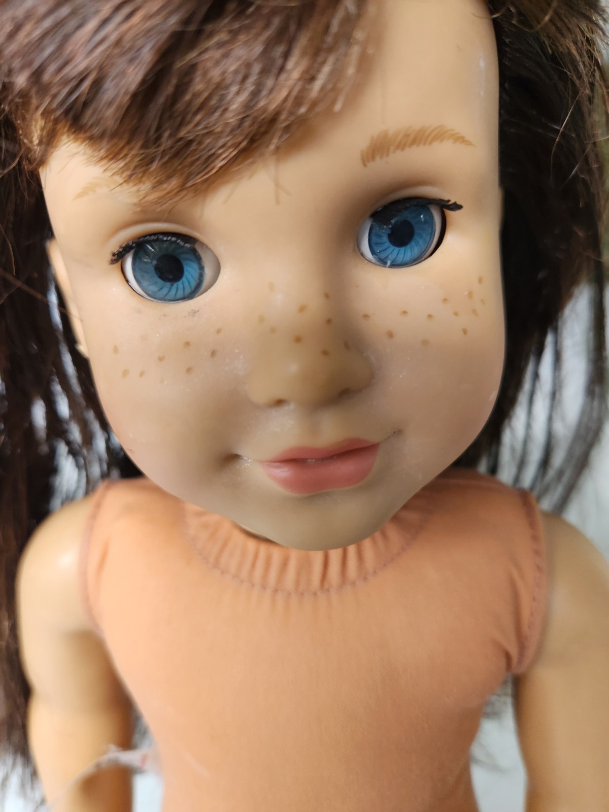 American Girl Doll Brown Hair Blue Eyes 2014 American Girl