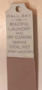 Antique IDEAL WET WASH LAUNDRY advertising Sandpaper Strop Salesman's Sample??