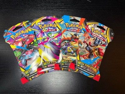 Pokémon Mega Evolution Sleeved Booster Pack Full Art Bundle [Set of 4]