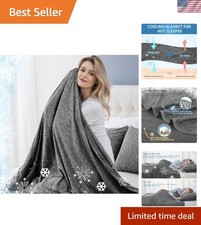 Cooling Blanket for Hot Sleepers Lightweight Summer Cold Thin Blankets for Sleep
