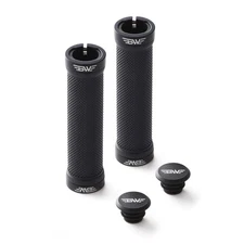 Rock Garden Grips Dual Lock-On MTB Bike Handlebar Grips-Black