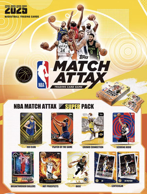 2025-26 Topps Match Attax NBA Super Pack Edition Sealed Box