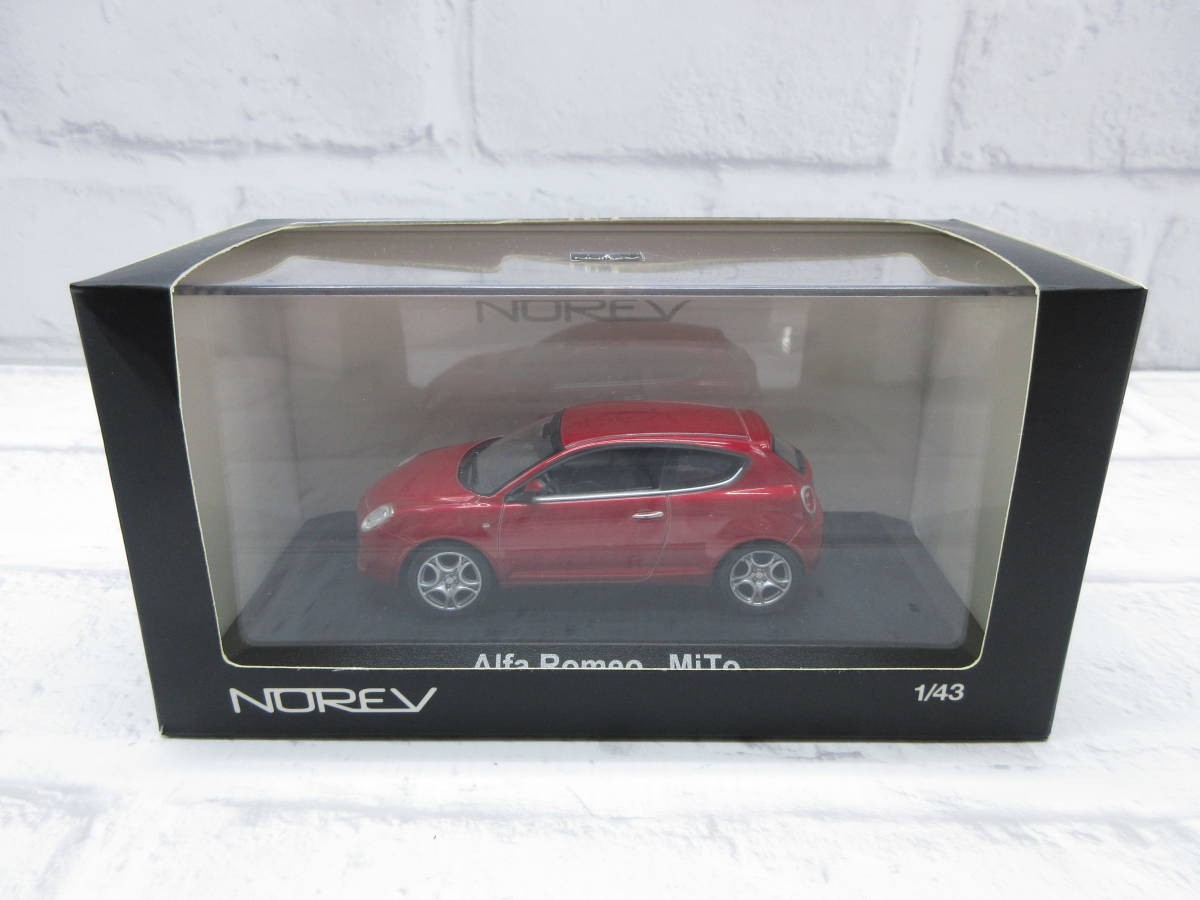 NOREV 1/43 Alfa Romeo MiTo レッド 1/43 Norev Alfa Romeo Mito Red Model Car Minicar | eBay