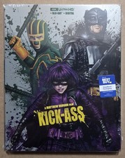 New Sealed Best Buy Kick-Ass 4K BluRay Steelbook Nicolas Cage Chloe Grace-Moretz
