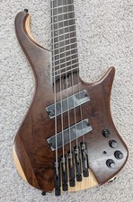 Ibanez EHB1265MSNML Multi Scale Headless 5-String Bass - Natural Mocha